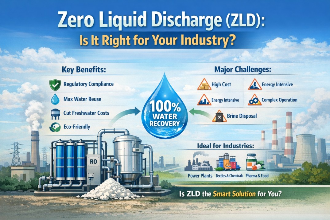 Blog on Zero Liquid Discharge (ZLD): Is It Right for Your Industry? - Srishti Polytech