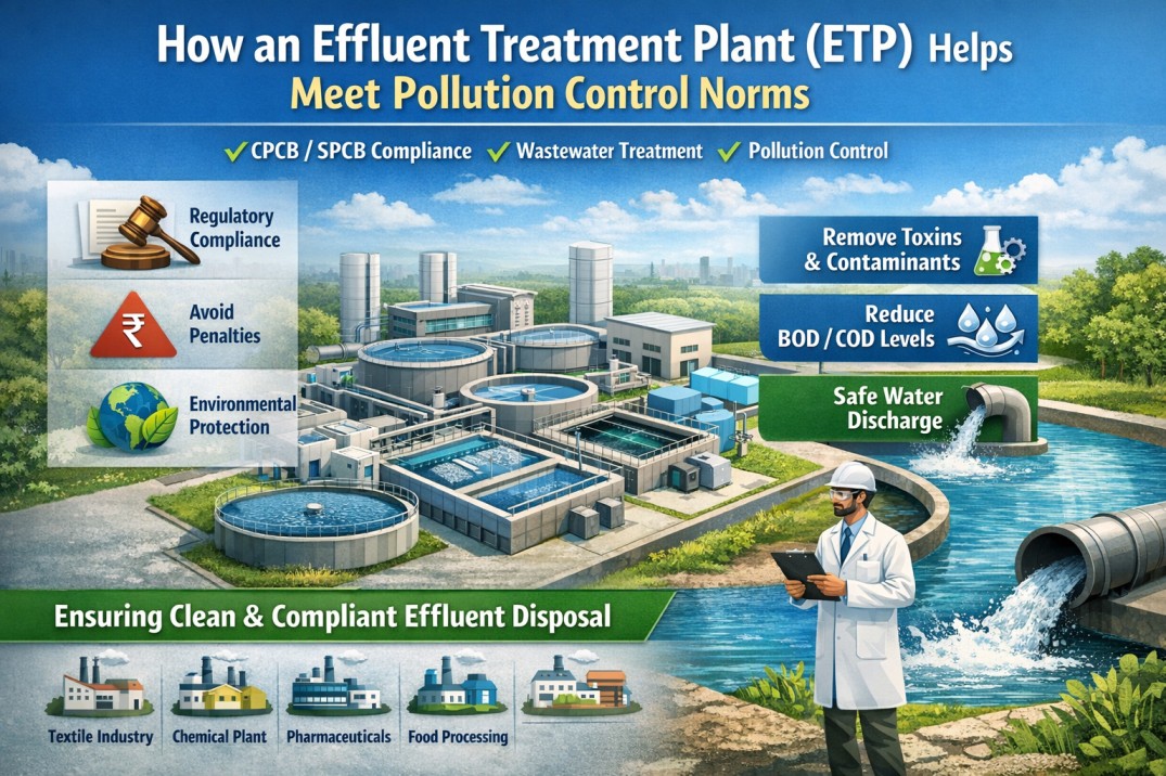 Blog on Effluent Treatment Plant (ETP) & Pollution Norms - Srishti Polytech