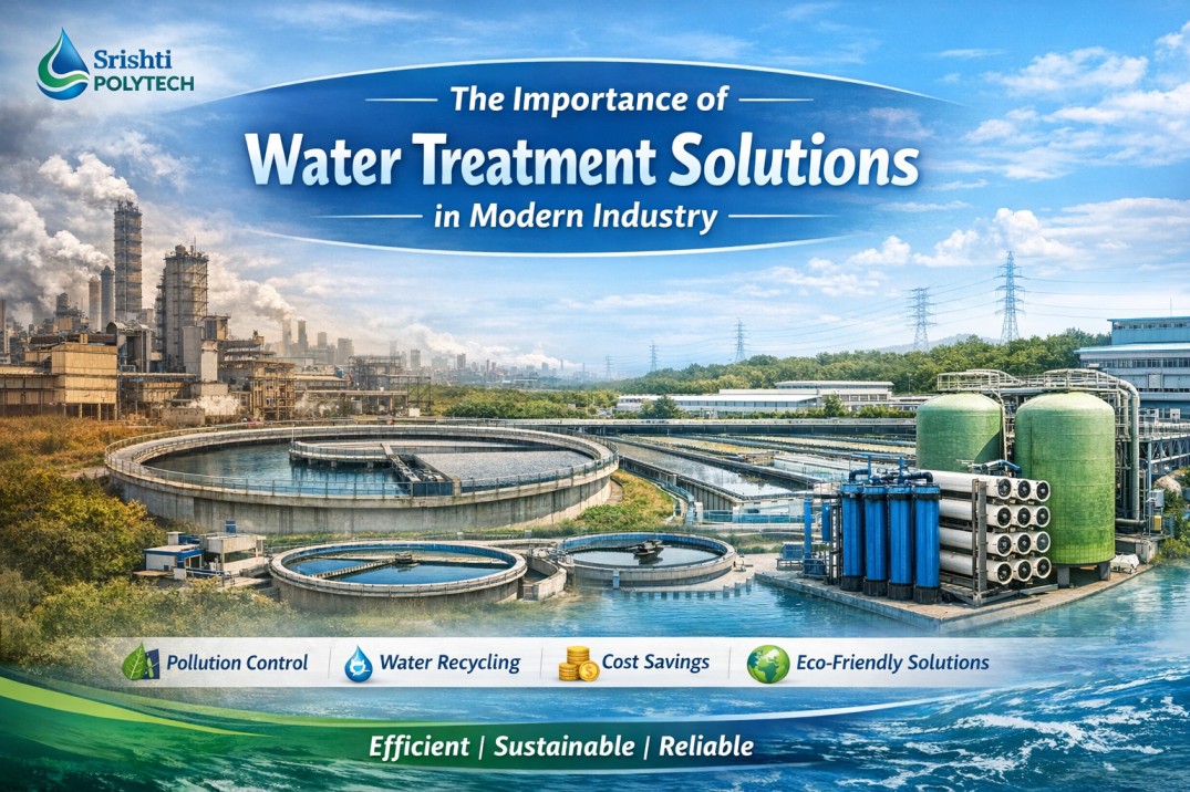 The Importance of Water Treatment Solutions in Modern Industry | Industrial Water Treatment Blog - Srishti Polytech