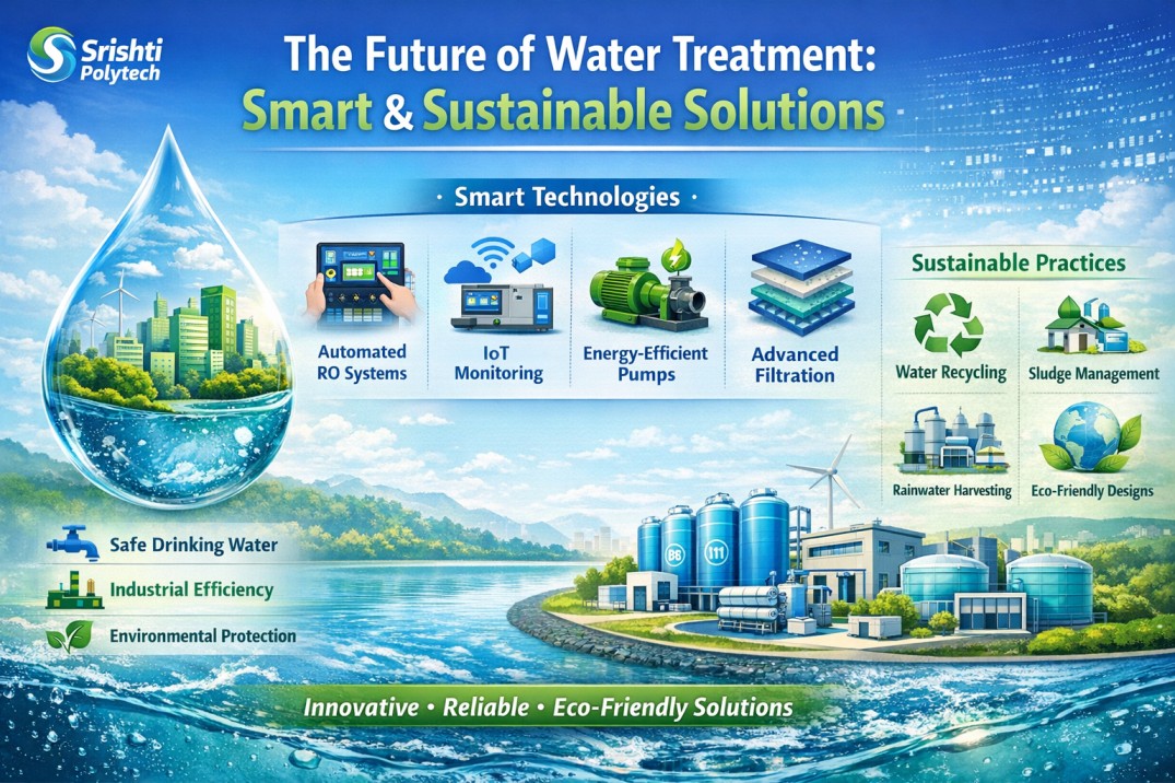 💧 The Future of Water Treatment: Smart & Sustainable Solutions | Industrial Water Treatment Blog - Srishti Polytech
