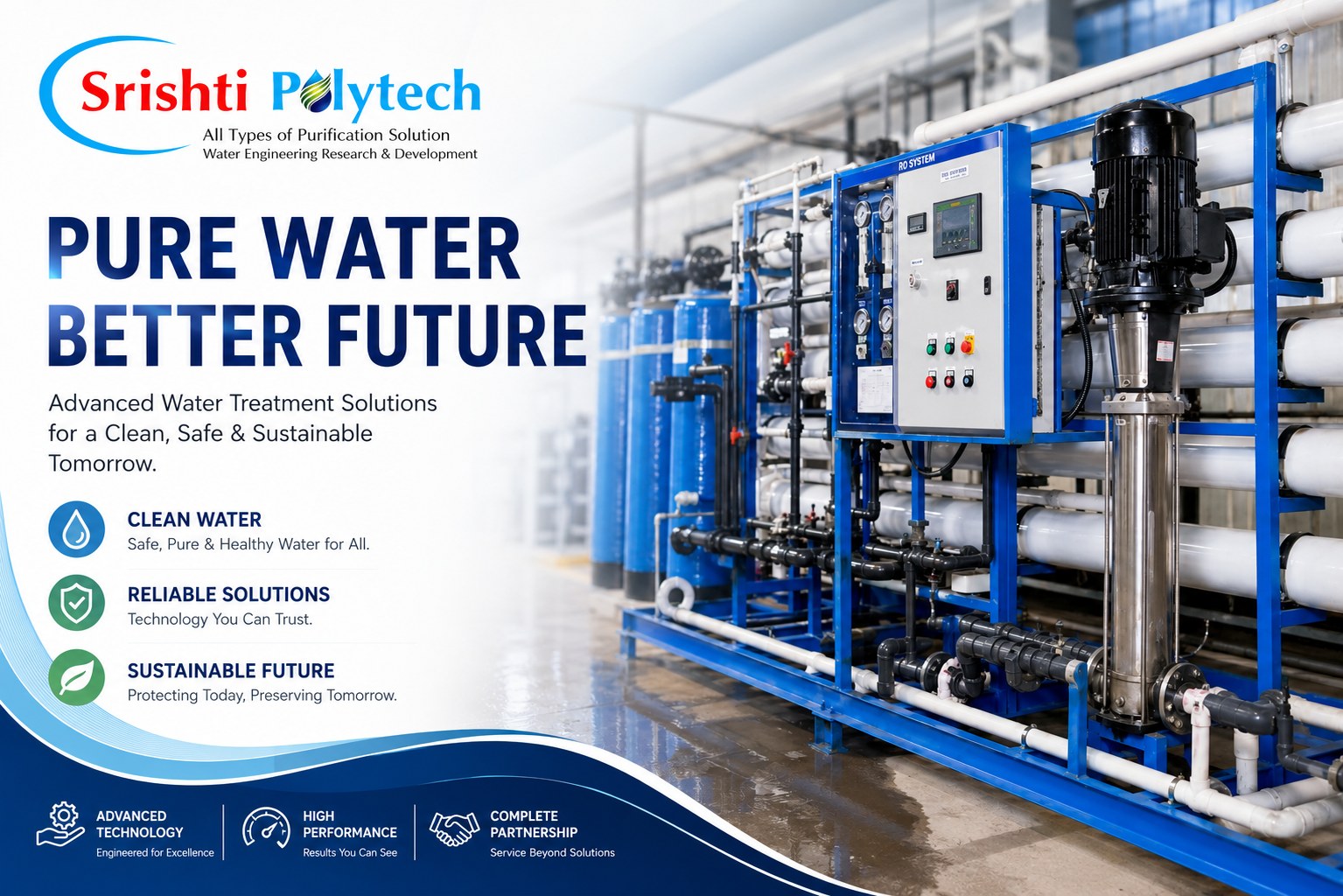 Why Water Treatment Solutions Are Critical for India’s Future | Industrial Water Treatment Blog - Srishti Polytech