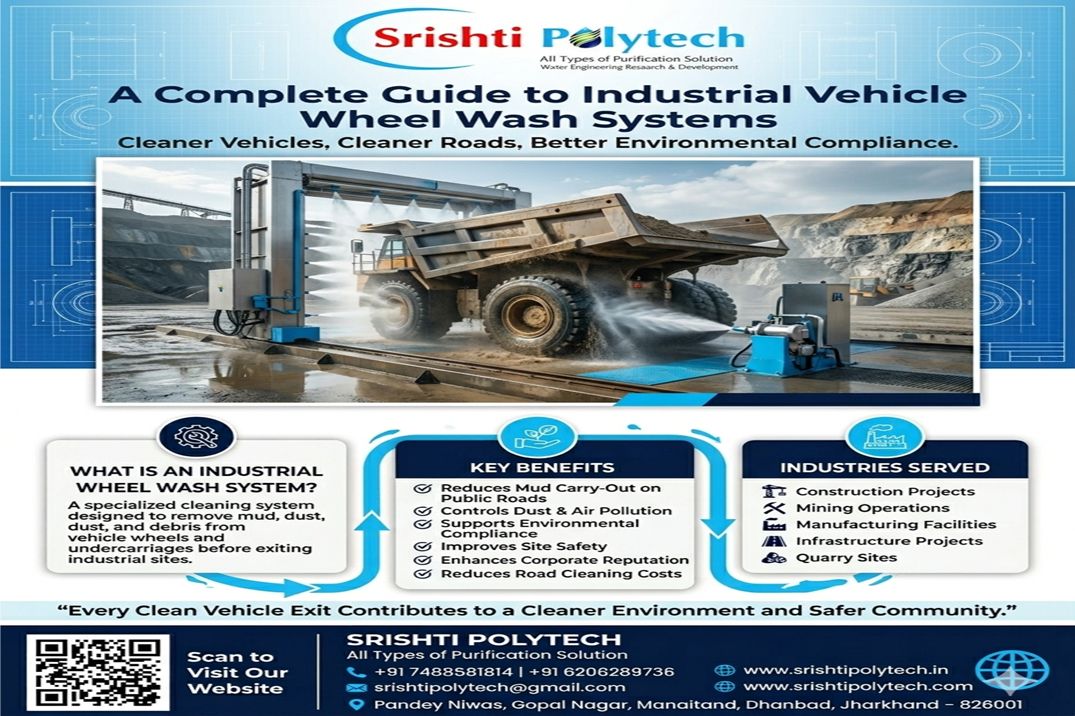 A Complete Guide to Industrial Vehicle Wheel Washing Systems | Industrial Water Treatment Blog - Srishti Polytech