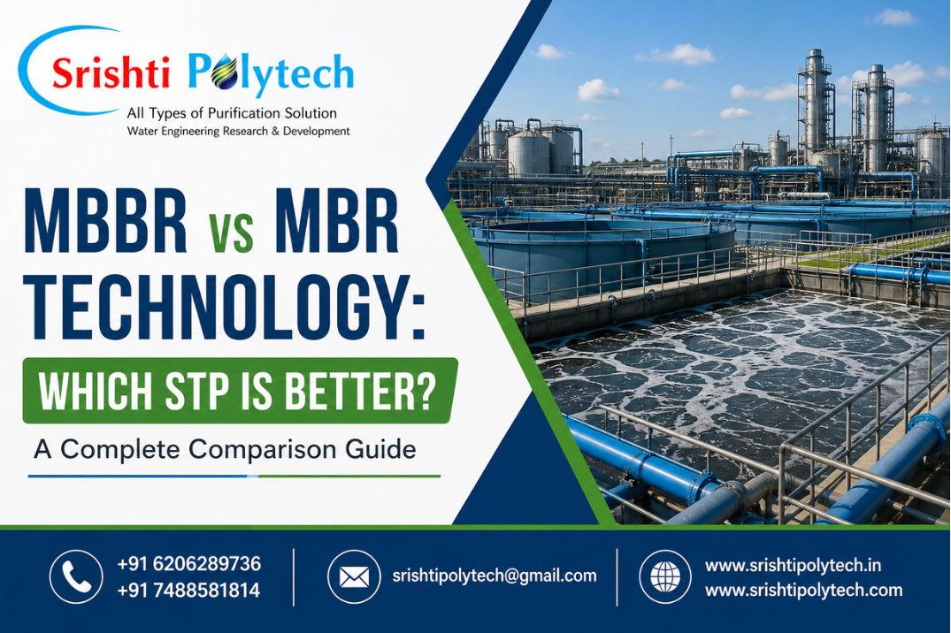 MBBR vs MBR Technology: Which STP Is Better?  | Industrial Water Treatment Blog - Srishti Polytech