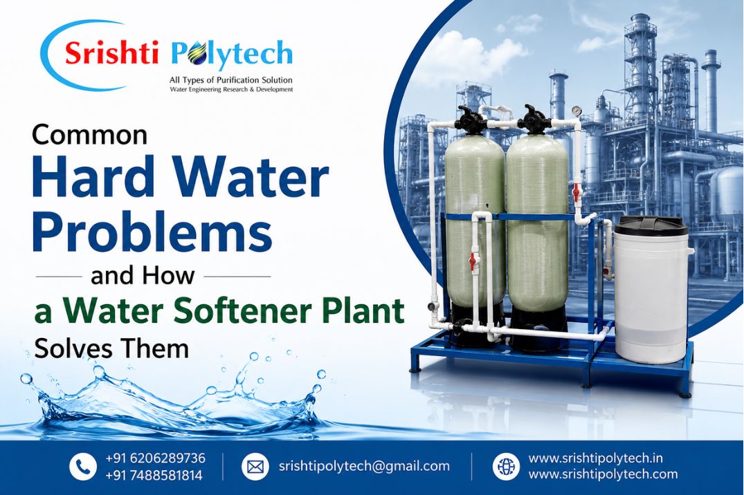 Common Hard Water Problems and How a Water Softener Plant Solves Them..... | Industrial Water Treatment Blog - Srishti Polytech