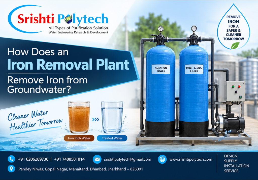 How Does an Iron Removal Plant Remove Iron from Groundwater? | Industrial Water Treatment Blog - Srishti Polytech