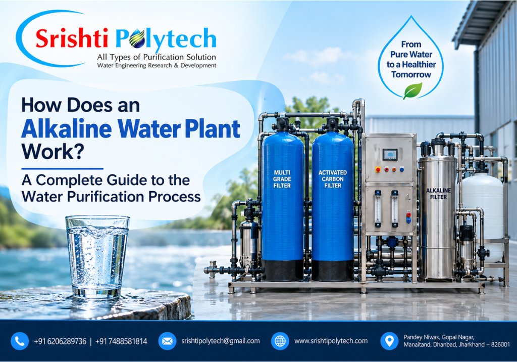 How Does an Alkaline Water Plant Work? A Complete Guide to the Water Purification Process | Industrial Water Treatment Blog - Srishti Polytech
