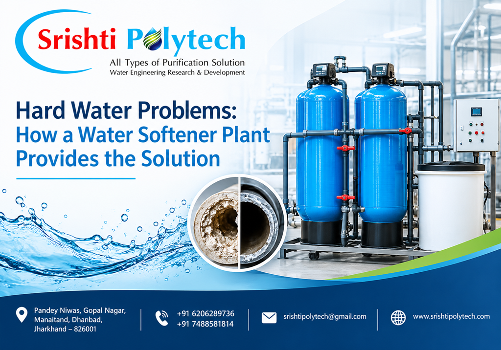 Hard Water Problems: How a Water Softener Plant Provides the Solution | Industrial Water Treatment Blog - Srishti Polytech