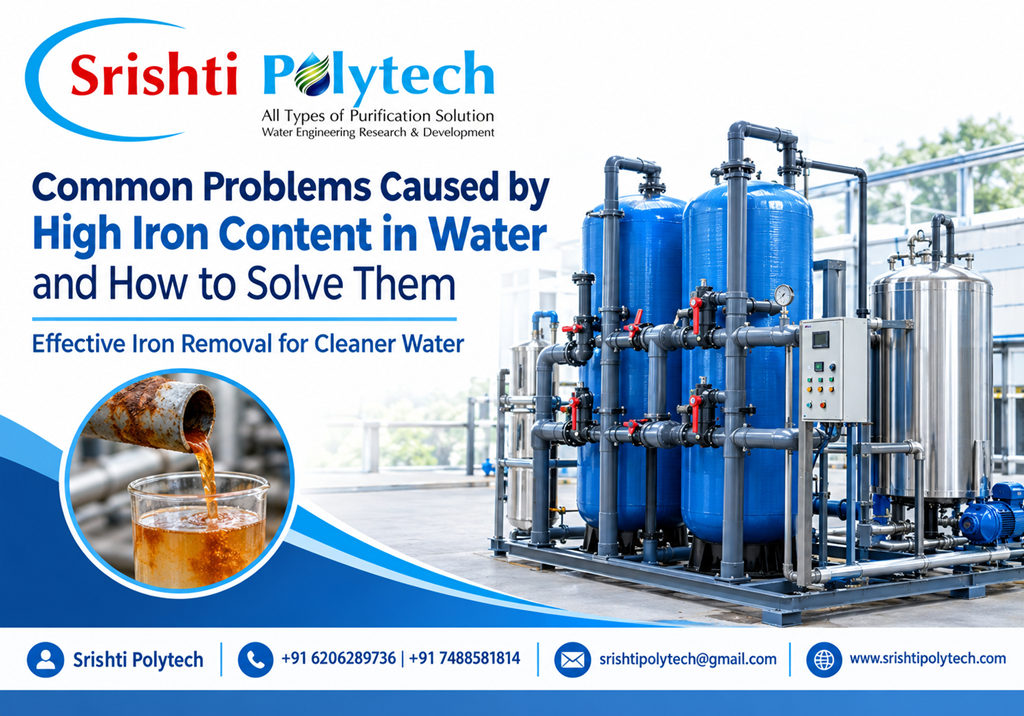 Common Problems Caused by High Iron Content in Water and How to Solve Them | Industrial Water Treatment Blog - Srishti Polytech