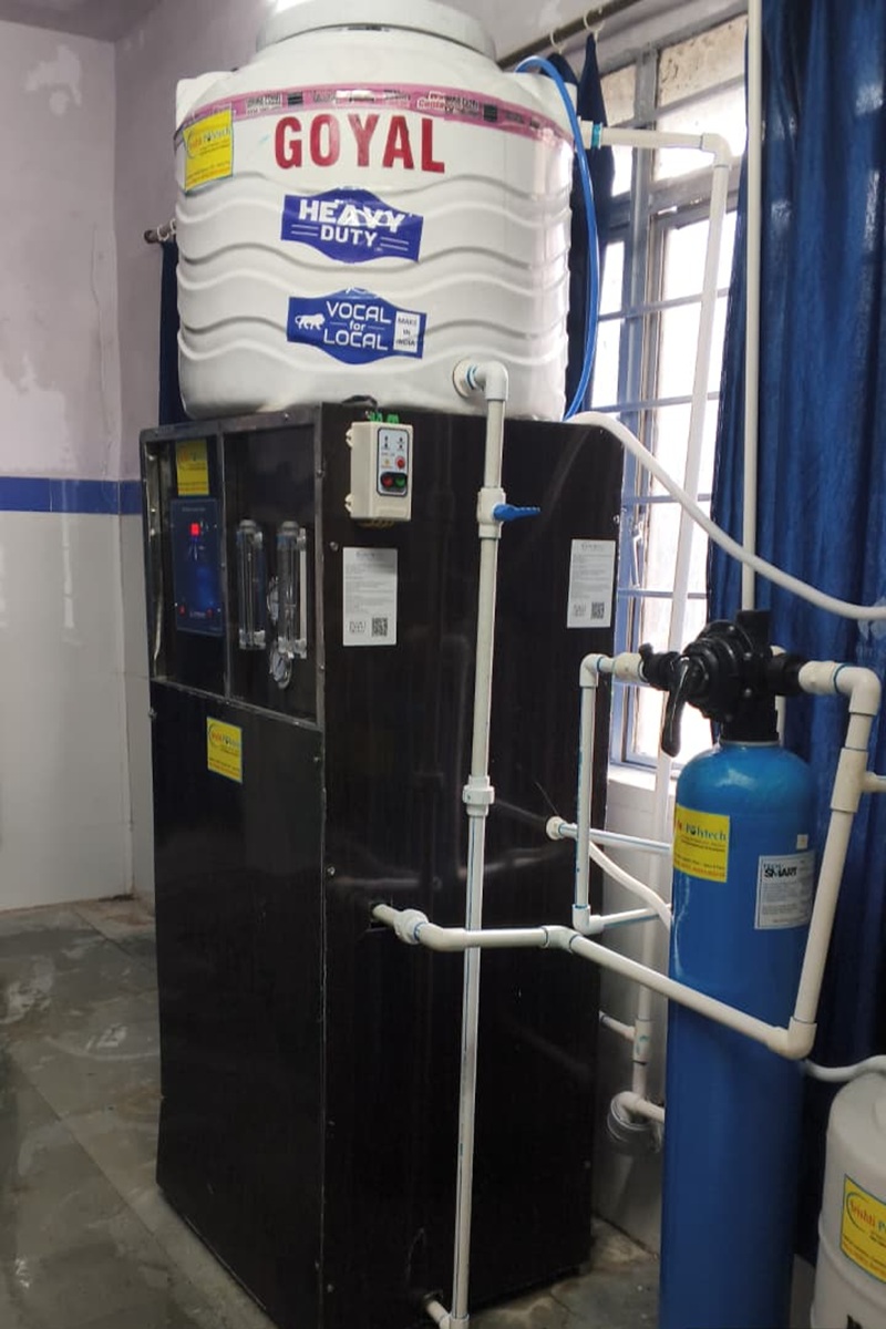 Industrial RO Plant Installation by Srishti Polytech in India