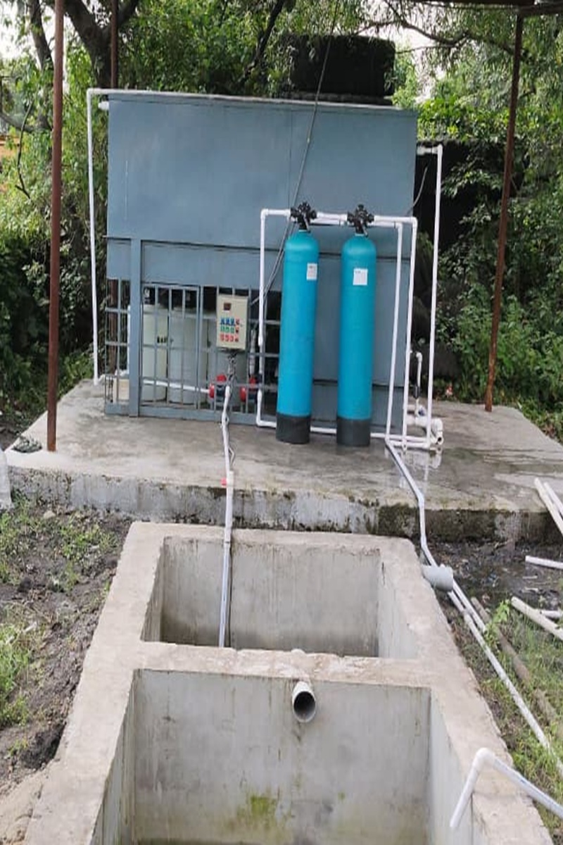 Industrial RO Plant Installation by Srishti Polytech in India