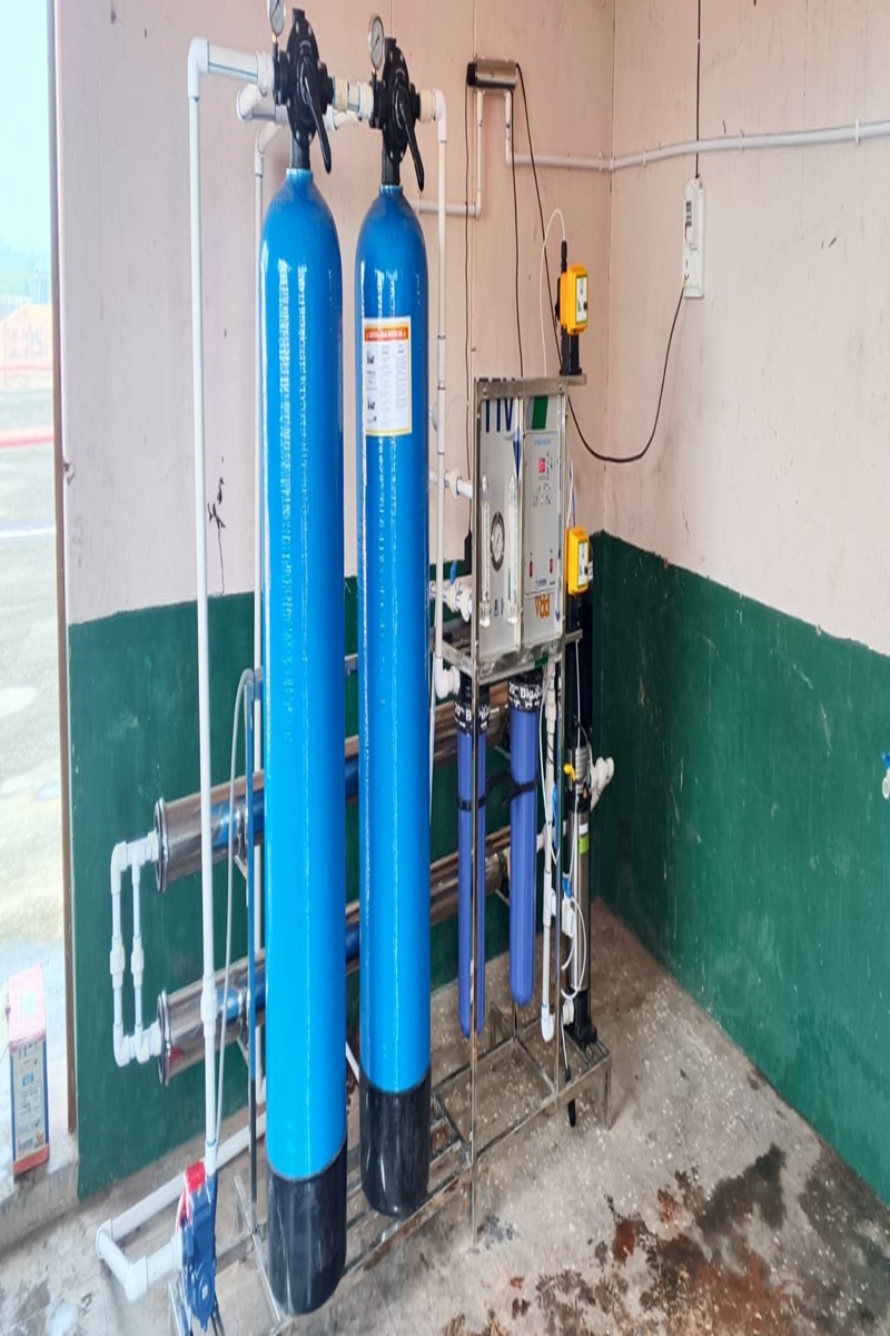 Industrial RO Plant Installation by Srishti Polytech in India